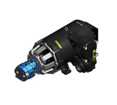 Fan Cooled Hydraulic Motor for Challenger 607 PRO - Clockwise